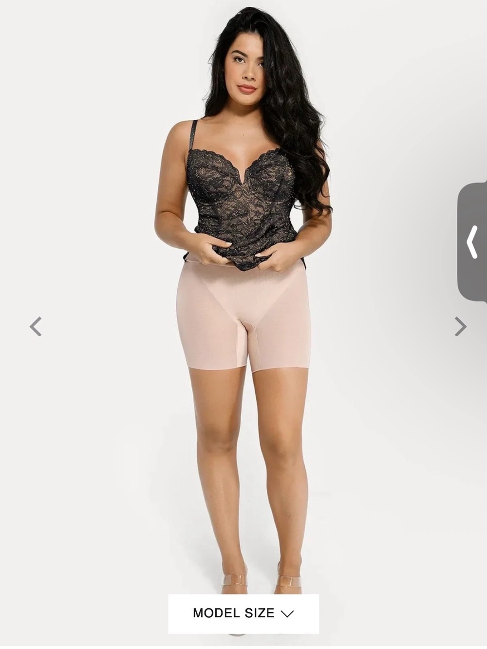 Popilush All-Lace Hourglass Side Slit Midi Dress - Picture 8 of 8